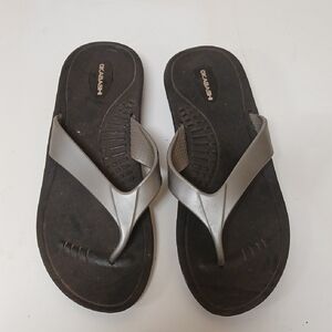 Okabashi Women's Sandals - Black and Silver